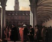 The Courtyard of the Old Exchange in Amsterdam - 伊曼纽尔·德·韦特